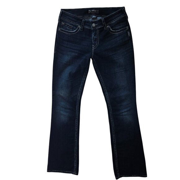 Silver Suki Dark Wash Denim W30 L34 - Picture 5 of 8